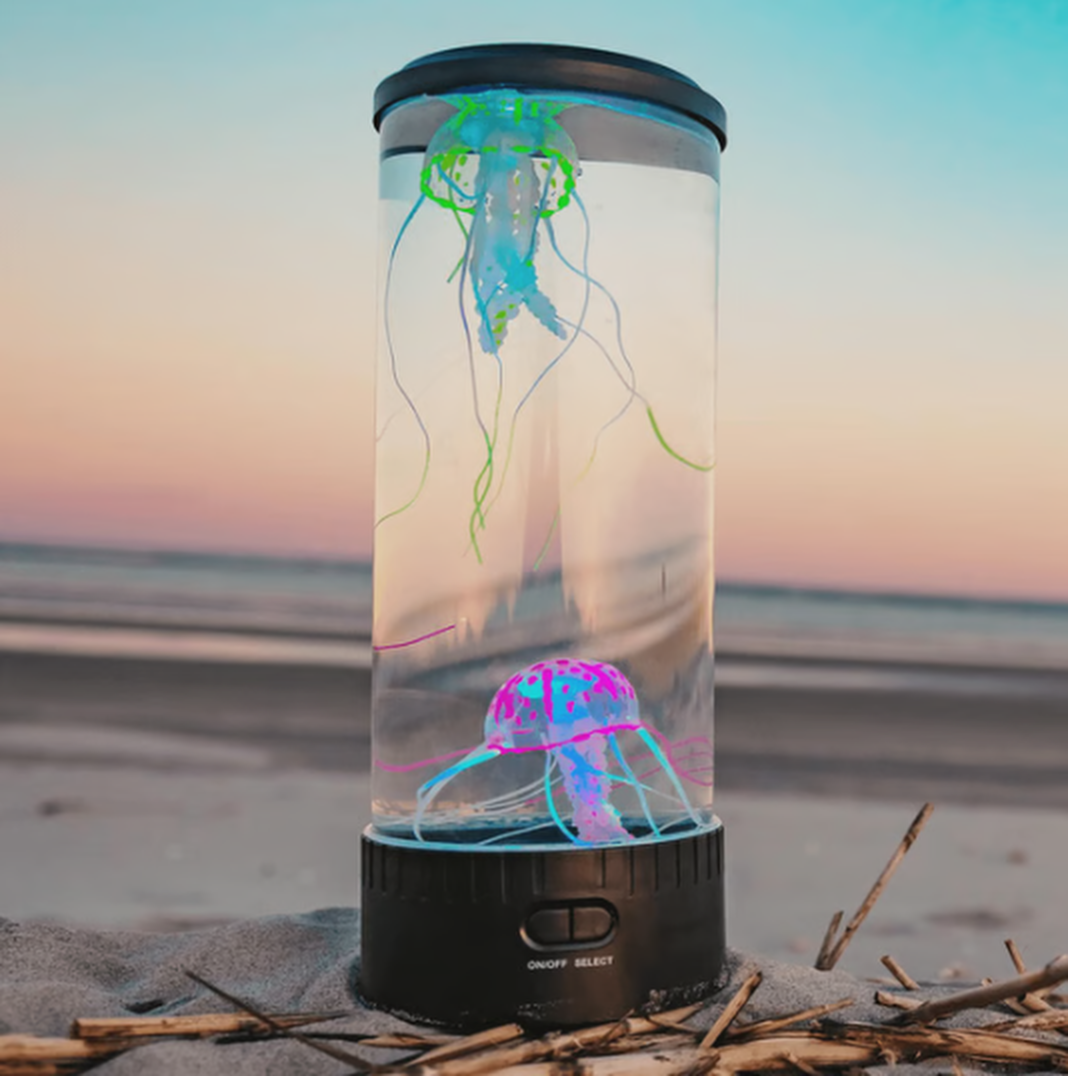 BioLumi LED Jellyfish Aquariam Lava Night Lamp - My Store